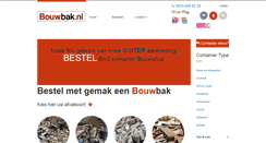 Desktop Screenshot of bouwbak.nl