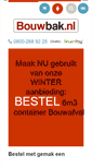 Mobile Screenshot of bouwbak.nl